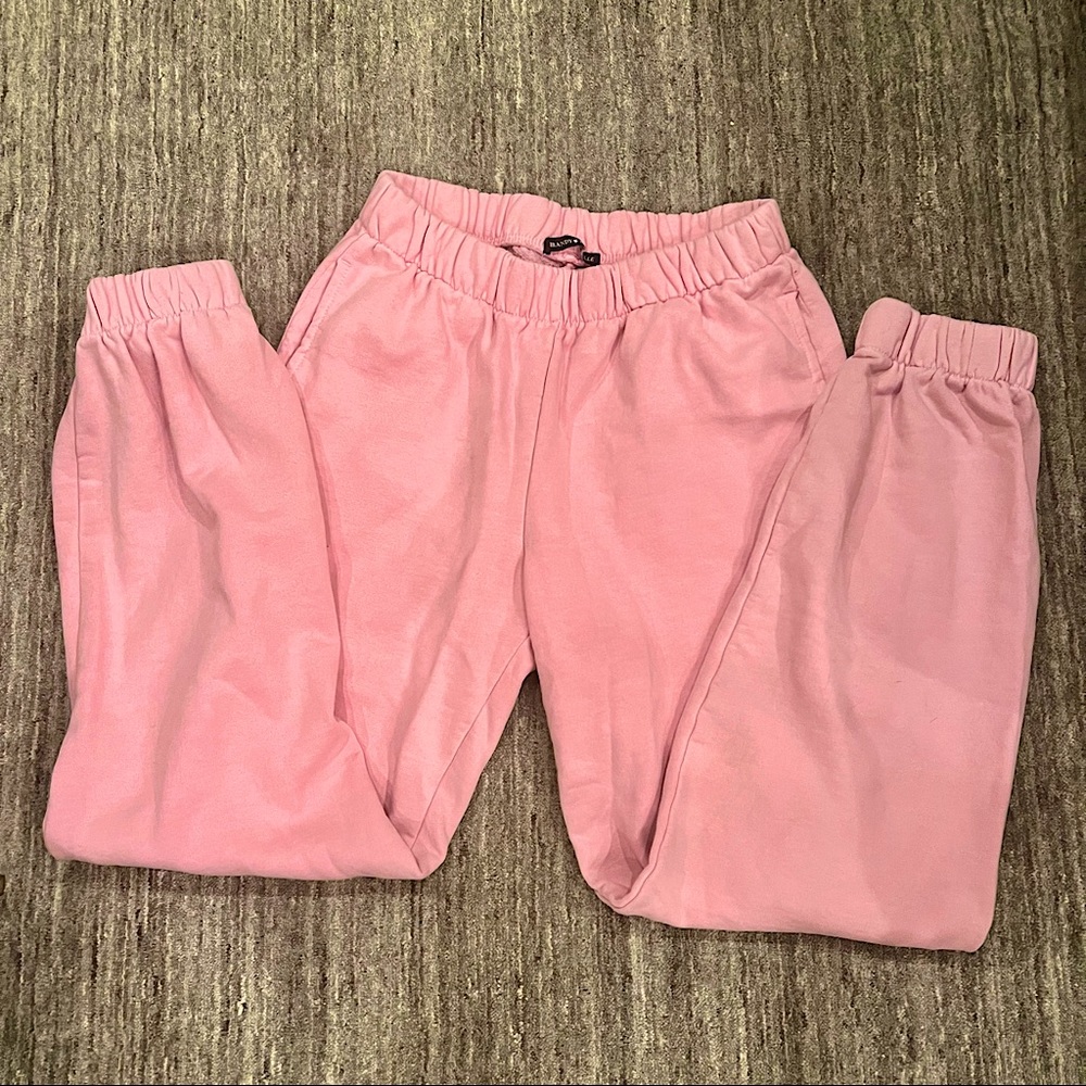 Bubblegum Pink Brandy Melville Sweatpants